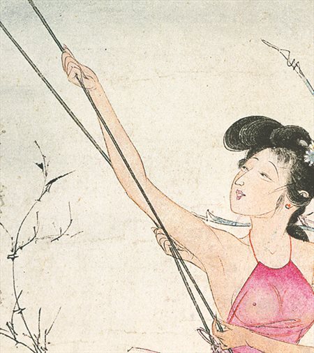 奎文-胡也佛的仕女画和最知名的金瓶梅秘戏图